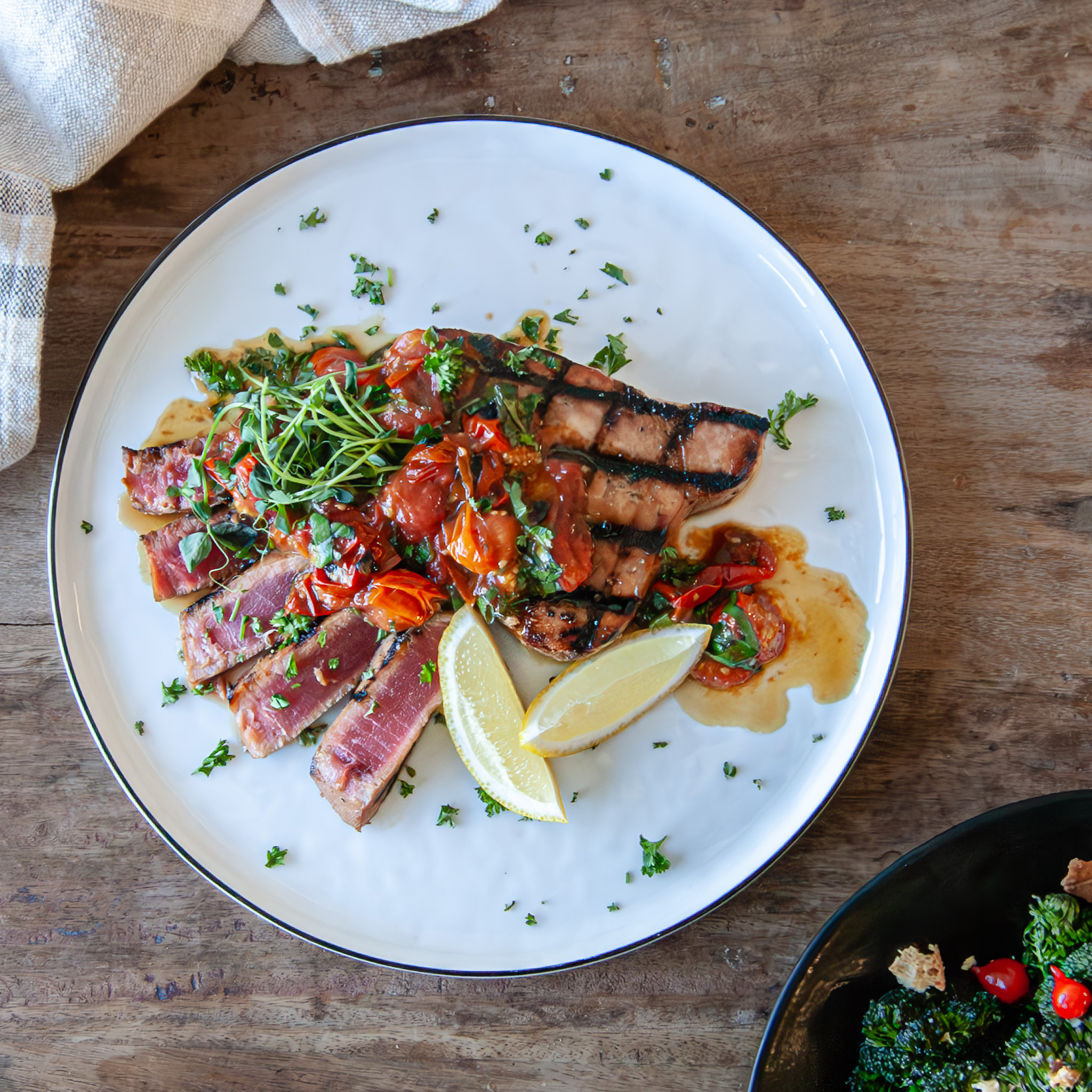 Balsamic Grilled Ahi Tuna Steaks
