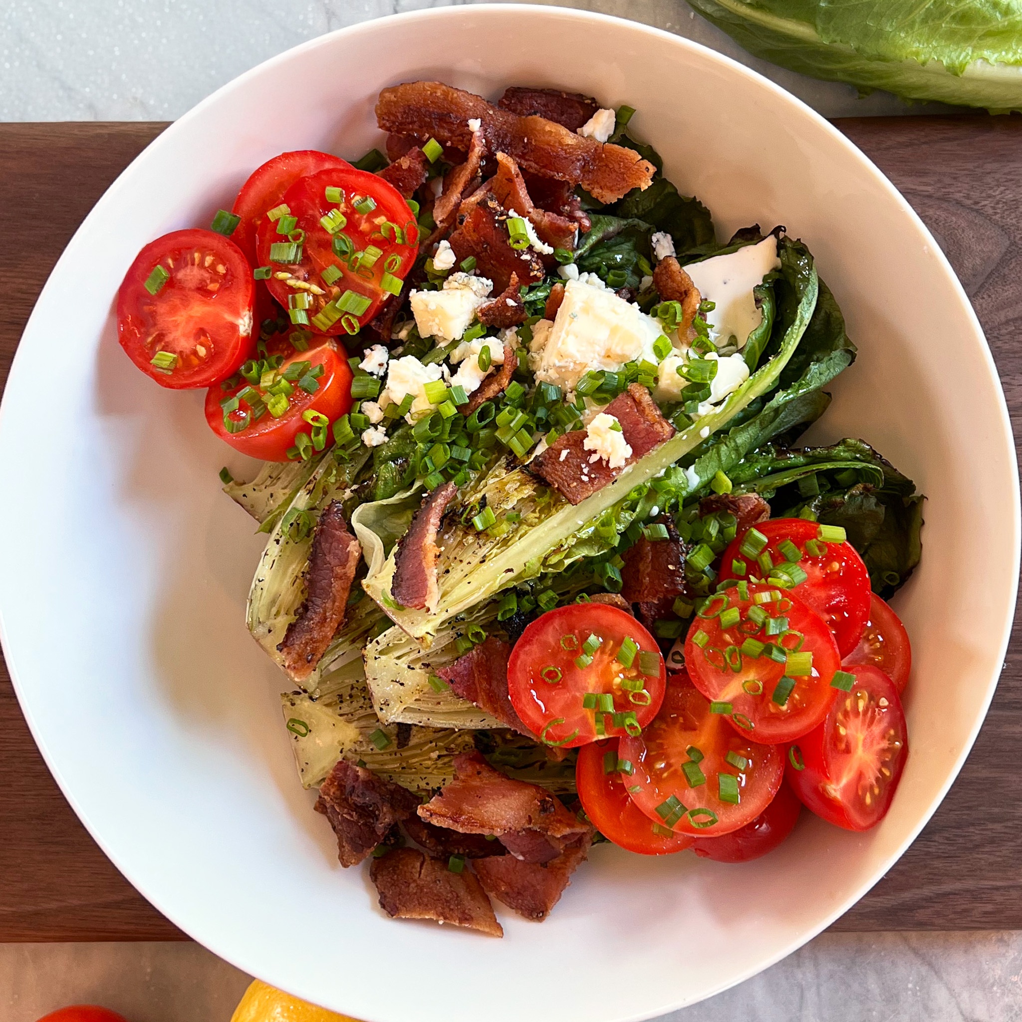 Grilled Wedge w/ Baby Romaine