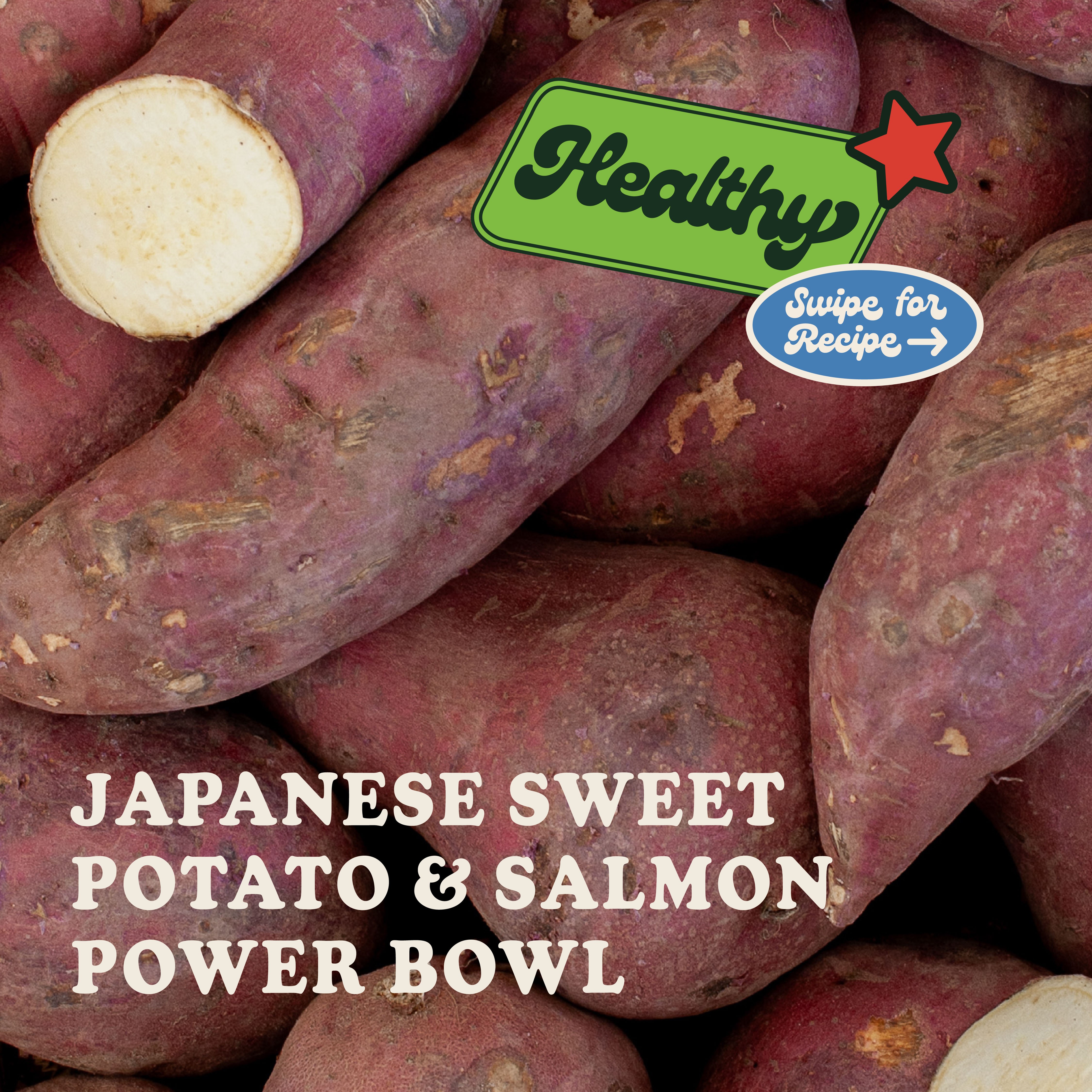 Japanese Sweet Potato & Salmon Power Bowl