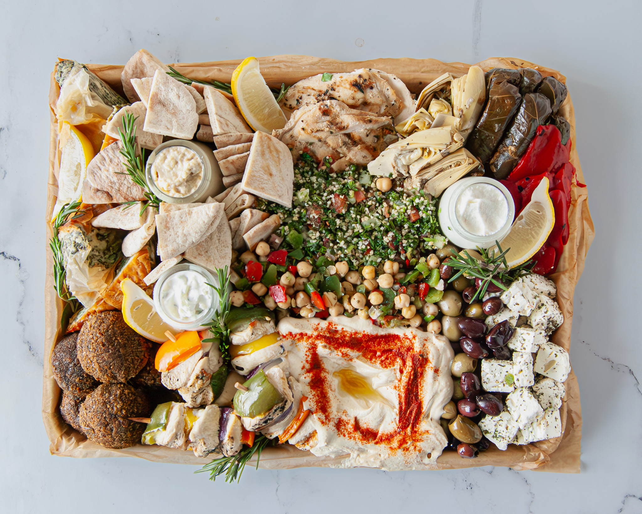 About: product commerce Mediterranean Tray