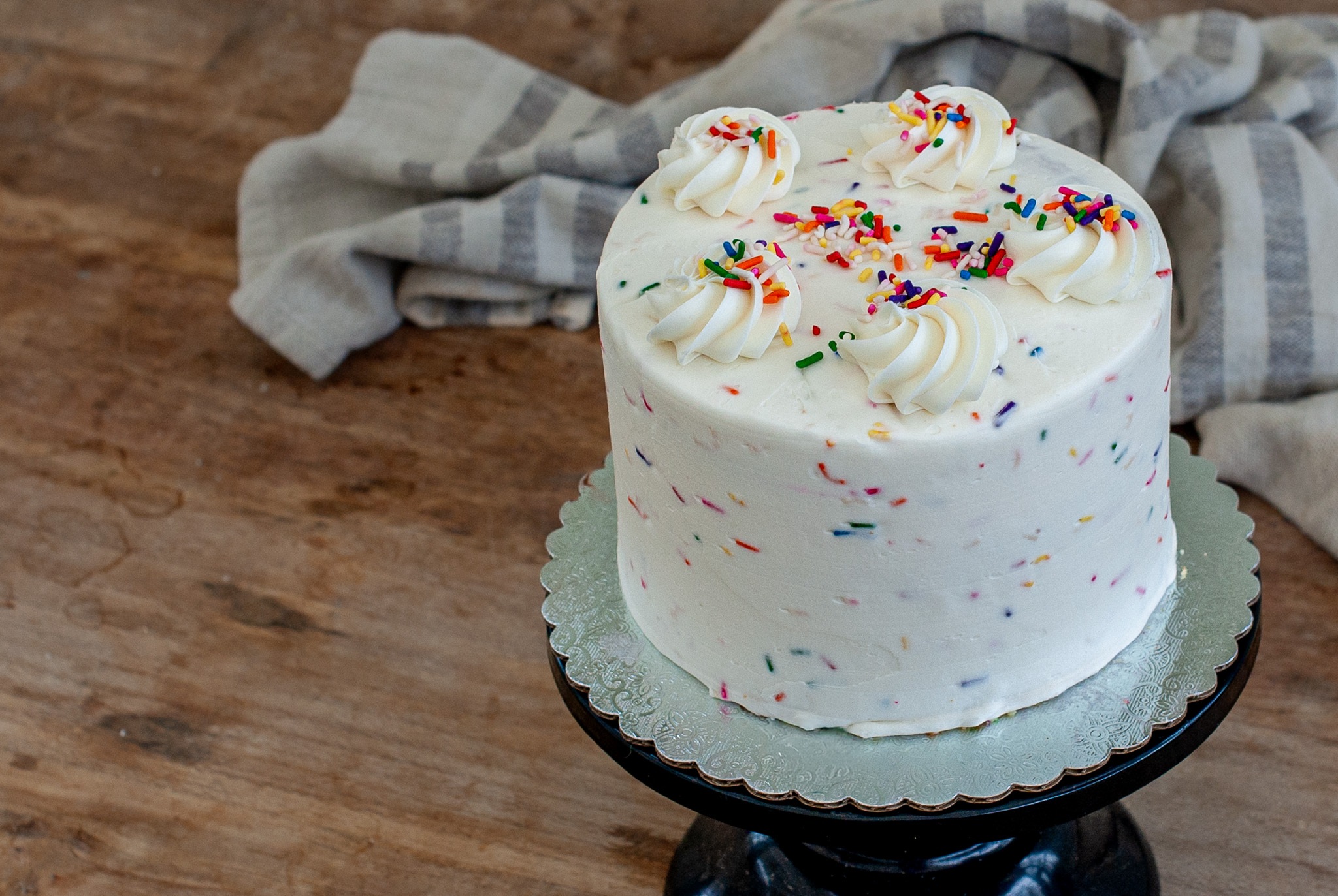 About: product commerce 6" Funfetti Cake