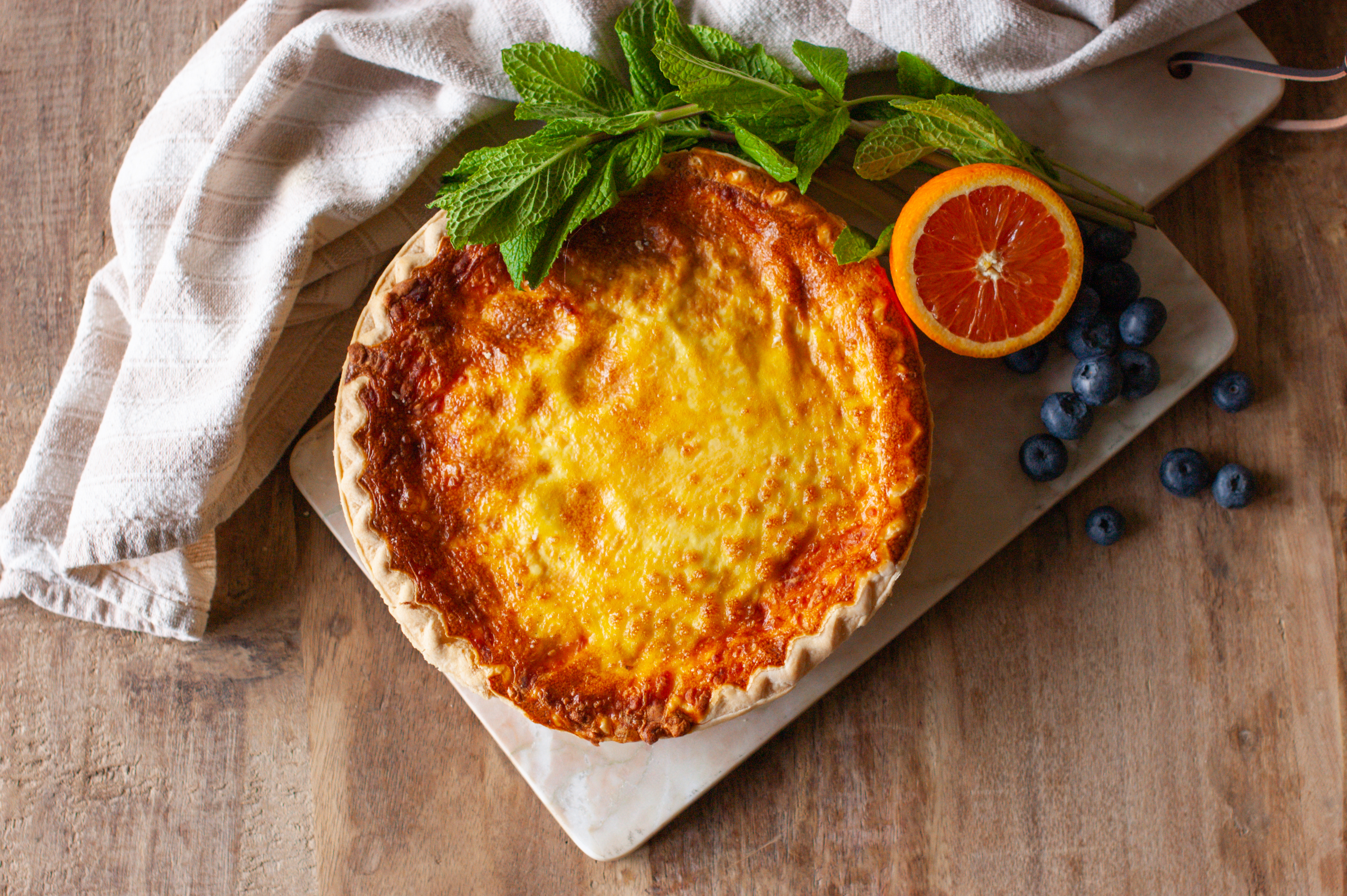 About: product commerce Cheddar Quiche