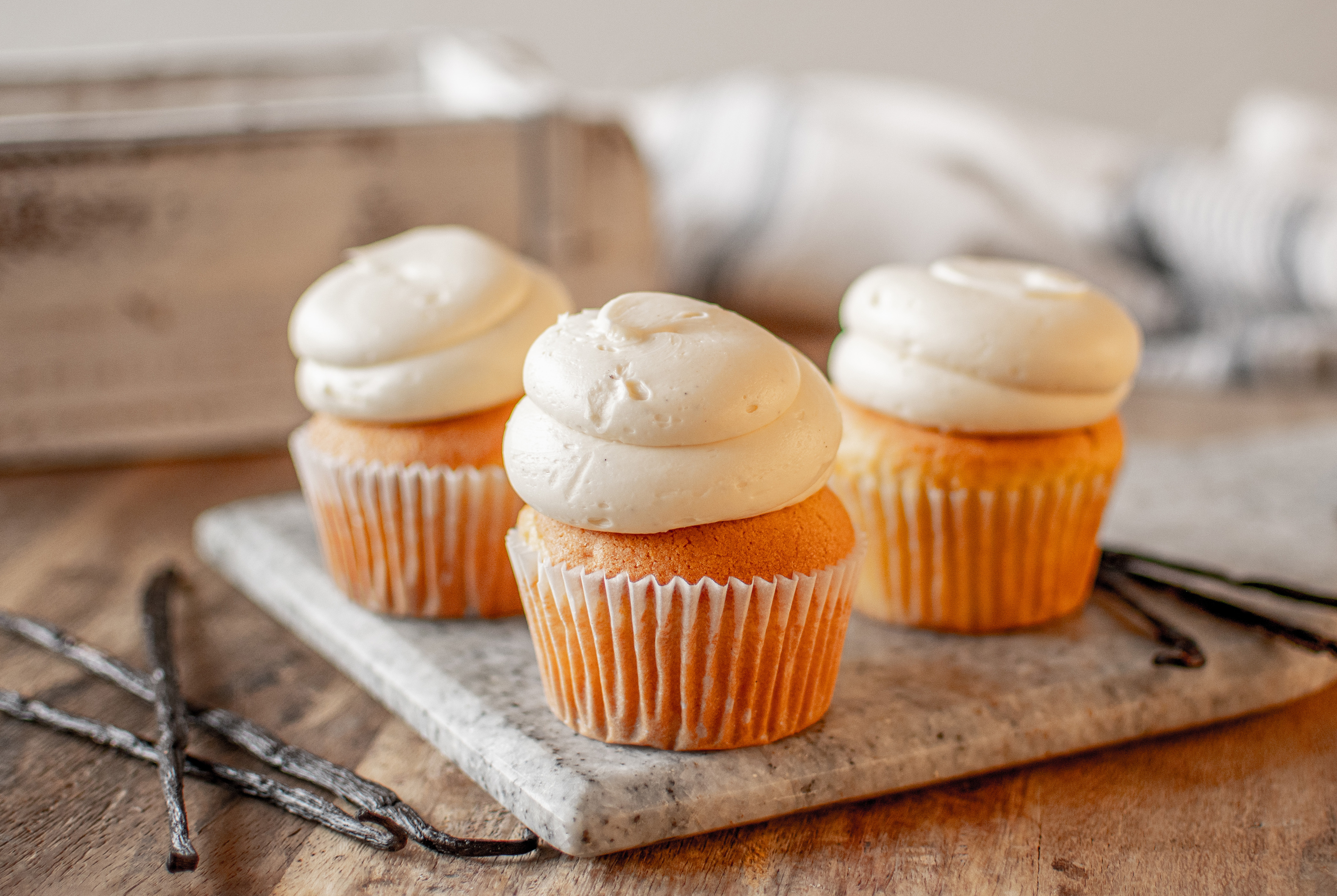 Vanilla Bean Cupcakes