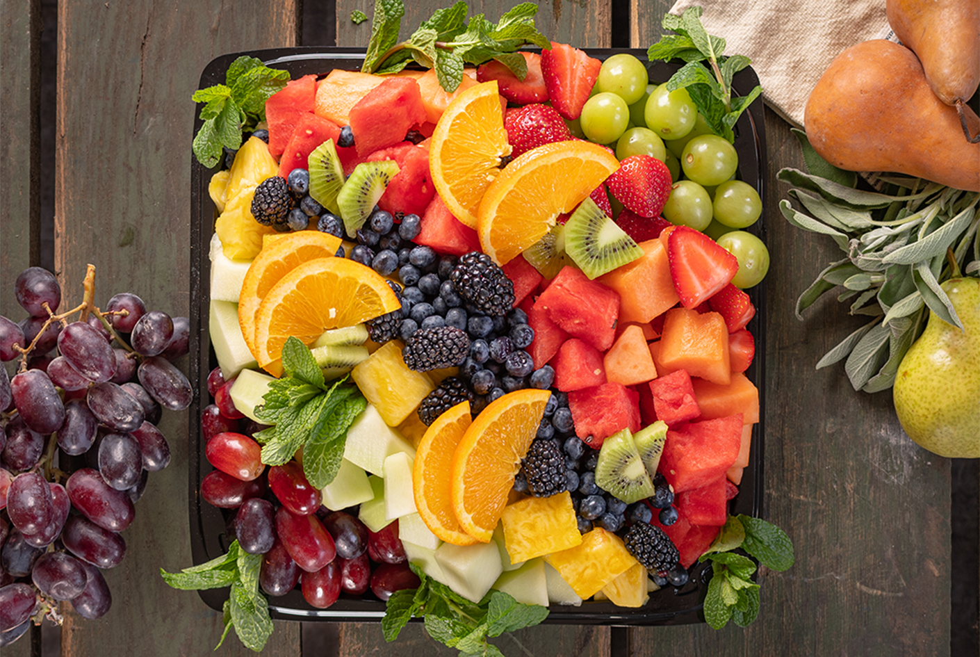 About: product commerce Seasonal Fruit Tray