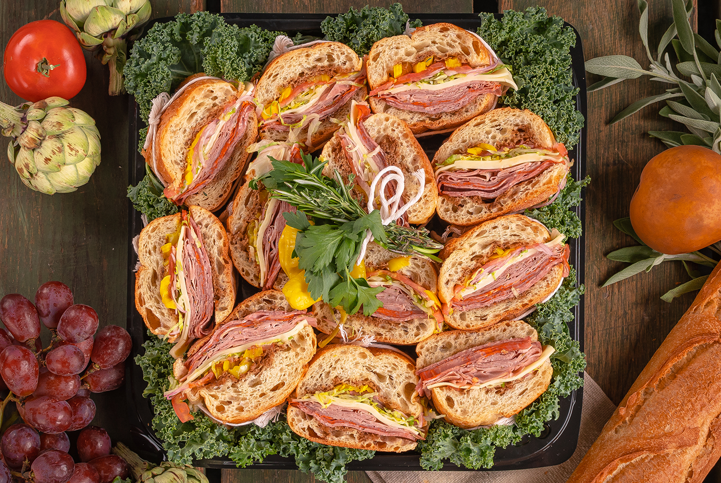 About: product commerce Po'Boy Platter