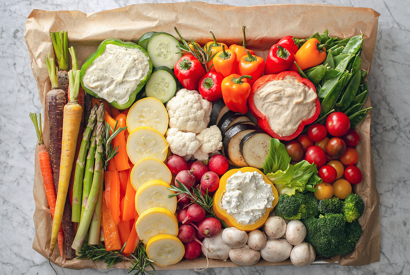 About: product commerce Crudite Tray