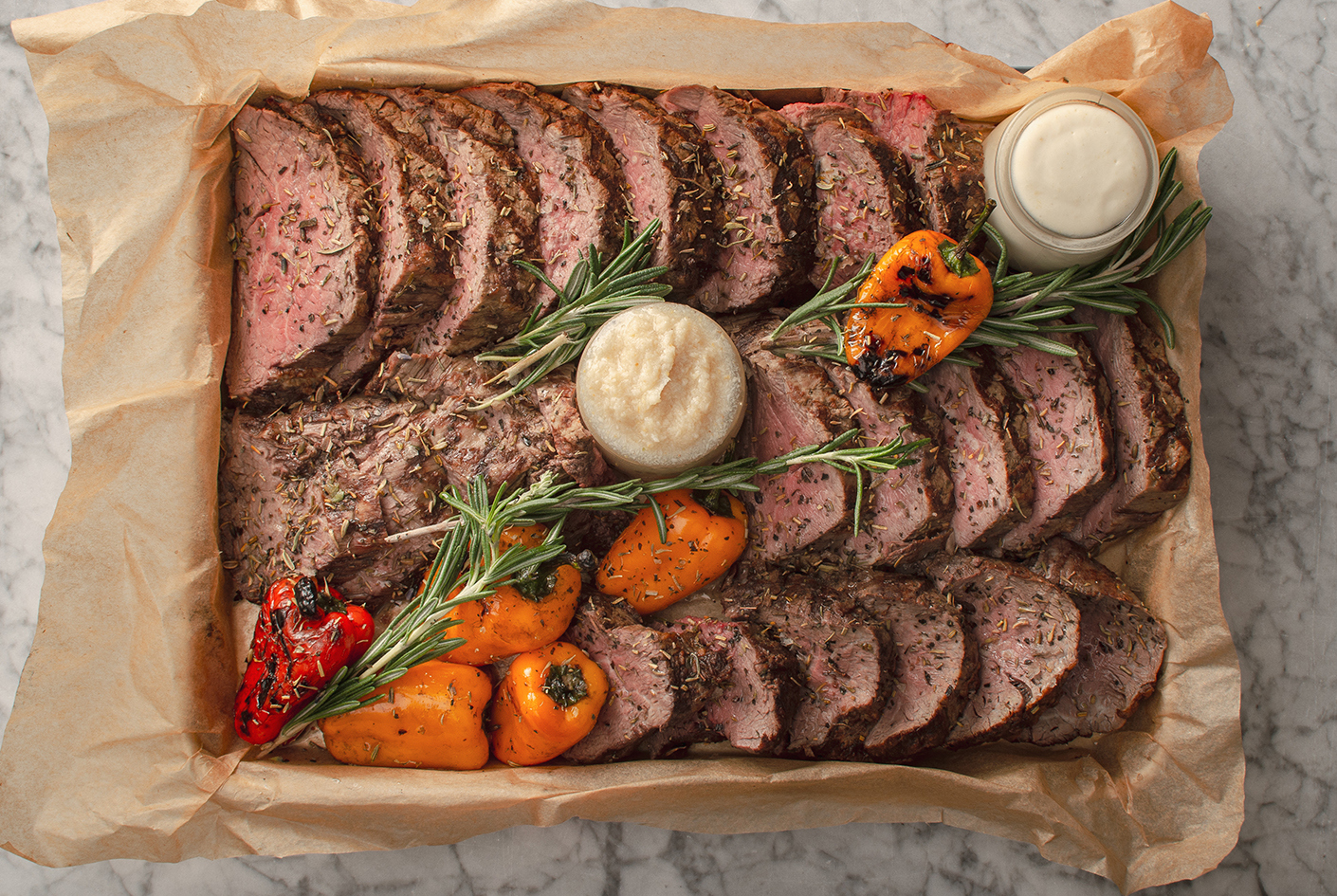About: product commerce Grilled Beef Tenderloin Platter